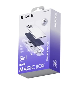 İphone 11 Bilvis 5in1 5d Magic Hayalet Cam Ekran Koruyucu - Siyah
