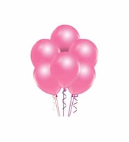 Pembe Balon 10 Adet ( Balonlar Sönüktür)