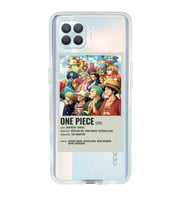 Oppo Reno 4 Lite Uyumlu One Piece Desenli Şeffaf Telefon Kılıfı