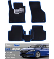 SKODA SUPER B (2024-2025)Uyumlu EVA Paspas Tam Set–Oto Paspas,Araca Özel,Kolay Montaj