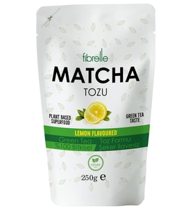 Fibrelle Matcha Çayı Limon Aromalı 250g