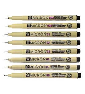 Sakura Pigma Micron Çizim Kalemi 8'li Set 