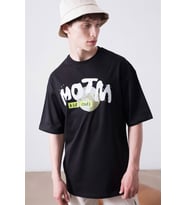 Trendiz Unisex Kid Cudi Man of the Moon 3 Siyah Tshirt