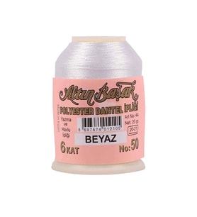 Altınbaşak Oya ve Dantel İpi 20 gr - Royaleks - No: BEYAZ