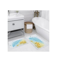Eliana Home Baskılı 2'li Banyo Paspas Takımı RVG5130