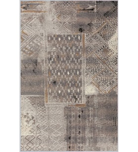 Eliana Home Baskılı, Yıkanabilir Kaymaz Taban Salon Halısı LNA1106 100x150 cm (Kahverengi)