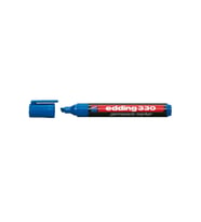 Edding Markör Permanent Kesik Uçlu 1-5 MM Mavi 330 (10 Lu Paket)