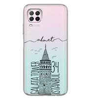 Huawei Galata Tower Tasarımlı Şeffaf Telefon Kılıfı