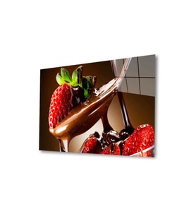 Miyrem Glasses Collection -A1^#  Meyveler Cam Tablo (Çok Renkli)