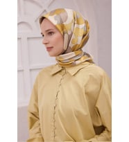 Belli % 100 Twill İpek Eşarp 4213D 35
