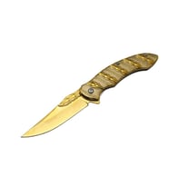 Metal Snake Çakı Gold Marka:Alaska Ürün Kodu: S-2074A GLD 21 CM