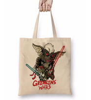 Gremlin Wars Gremlin Savaşları Bez Çanta Uzun Saplı