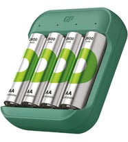 Batteries B423 USB Pil Şarj Cihazı 4 Adet 2600 AA Kalem Pilli Set