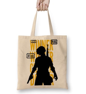 Masculina Branca Pubg Bez Çanta Uzun Saplı