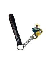 ANS 400 Deri Yaylı Köpek Gezdirme Tasması 56 cm (Siyah)