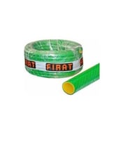 Fırat New Garden 1/2 Örgülü Hortum Bahçe Sulama Hortumu 25 Mt (Yeşil)