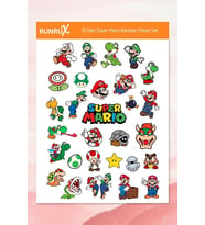 Süper Mario Etiket - Ajanda, Defter, Laptop, Telefon, Scrapbook Sticker