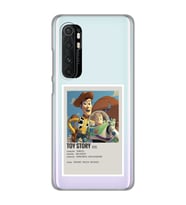 Xiaomi Mi Note 10 Lite Uyumlu Toy Story Minimalist Poster Desenli Şeffaf Telefon Kılıfı
