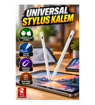 Android ve iOS Uyumlu Yeni Nesil 2.0 mm Uçlu Stylus Tablet Telefon Kalemi