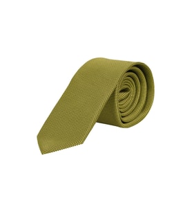 Klasik & Modern Stil Uyumlu Armürlü Erkek Kravat – Özel Gün ve İş Hayatı İçin (Hardal Sarısı)