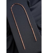 Hematit Doğal Taş Parlak Roz Dikdörtgen Kesim 2x4mm Dizi [AA]