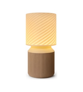 Modern Minimalist Masa Lambası Dekoratif Gece Lambası Sert Plastik Gövde Şık Tasarım