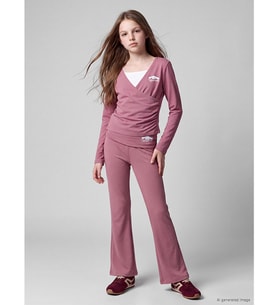 LCW Kids Pembe Cinnamoroll Baskılı Kız Çocuk Soft Touch Tayt
