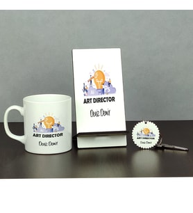 Art Director Üçlü Set (Kupa + Telefon Standı + Anahtarlık)