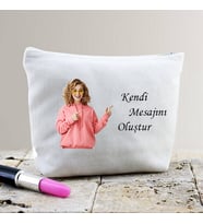 Kişiye Özel Tasarımlı  Bez El Çantası
