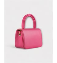Mini Pembe Çapraz Askılı Ve El Çantası Helen