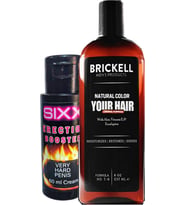 Brickell Şampuan Saçsakal Erkek Beyazıık Anti.white 237ML Ayrıca + Sıxx Erkeğe Özel Sertlikkremi 60