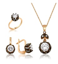 Gümüş Elmas Model Lale Bayan Set (Standart)