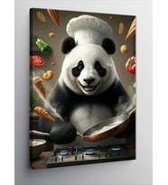 Kanvas Tablo Aşçı Panda