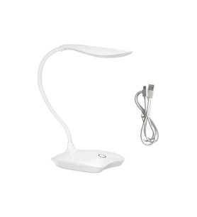 Akrobatik 3 Kademeli Masa Lambası, 18 LED, Dokunmatik, Beyaz Işık (Krem)
