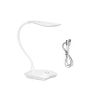 Akrobatik 3 Kademeli Masa Lambası, 18 LED, Dokunmatik, Beyaz Işık (Krem)