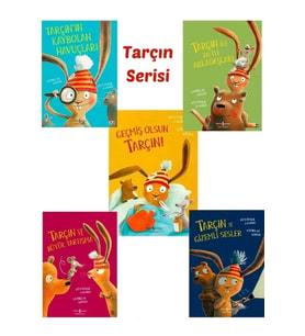 5 Kitap Set Tarçın Kaybolan Havuçları, Gizemli Sesler, En iyi Arkadaşları, Geçmiş Olsun Tarçın