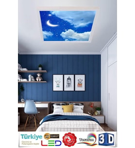 Yatak Odası-aydede Model 60w Yeni Nesil Aydınlatma 60x60 Led Avize,mükemmel Işık