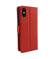 Northcity Apple iPhone XS Trend S Plus Kapaklı Kılıf - Kırmızı