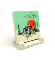 Ayasofya CamiiBaskılı Doğaltaş Masaüstlük