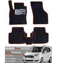 FORD COURIER (2013-2023) Uyumlu EVA Paspas Tam Set–Araca Özel,Su Geçirmez,Kolay Montaj