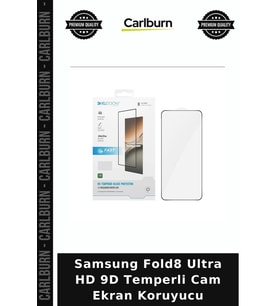 Samsung Fold8 Ultra HD 9D Temperli Cam Ekran Koruyucu Yüzey Koruma Telefon Kalkanı