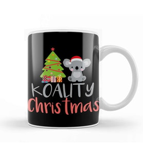 Koala Christmas Gift Kupa Bardak Porselen