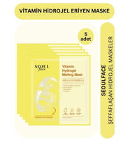 Dermal Seoulface Vitamin Hydrojel Şeffaflaşan Eriyen Maske 34g 5 Adet