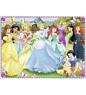 Ravensburger (105700) 100 Parça Puzzle Wd, Prenses (Krem)