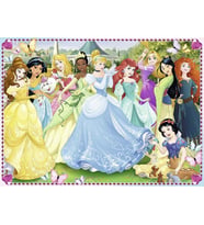 Ravensburger (105700) 100 Parça Puzzle Wd, Prenses (Krem)