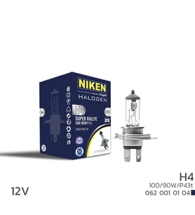 NİKEN AMPUL H4 12V 100W P43T TIRNAKLI