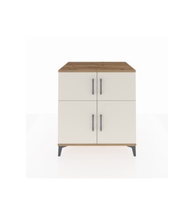 Kronos Şifonyer 3 Raflı 4 Kapaklı 88x59x96 Çam-Aytaşı