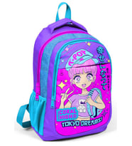 Coral High Lavanta Pembe K-Pop Kız Çocuk USB Çıkışlı İlkokul ve Ortaokul Sırt Çantası