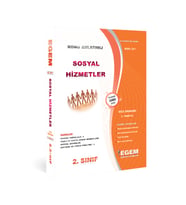 Egem Eğitim Yayınları Sosyal Hizmetler 2.sınıf 3.dönem Güz (Çok Renkli)