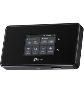 TP-Link M8550  5G Mobil Wi-Fi 6E Taşınabilir Modem  3.4 Gbps Hız  Tri-Band AXE3600  Dokunmatik Ekran